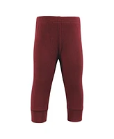 Hudson Baby Boys Thermal Tapered Ankle Pants 4pk, Basic Camo, 0-3 Months