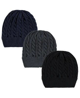 Hudson Baby Unisex Triple Knit Hat Set