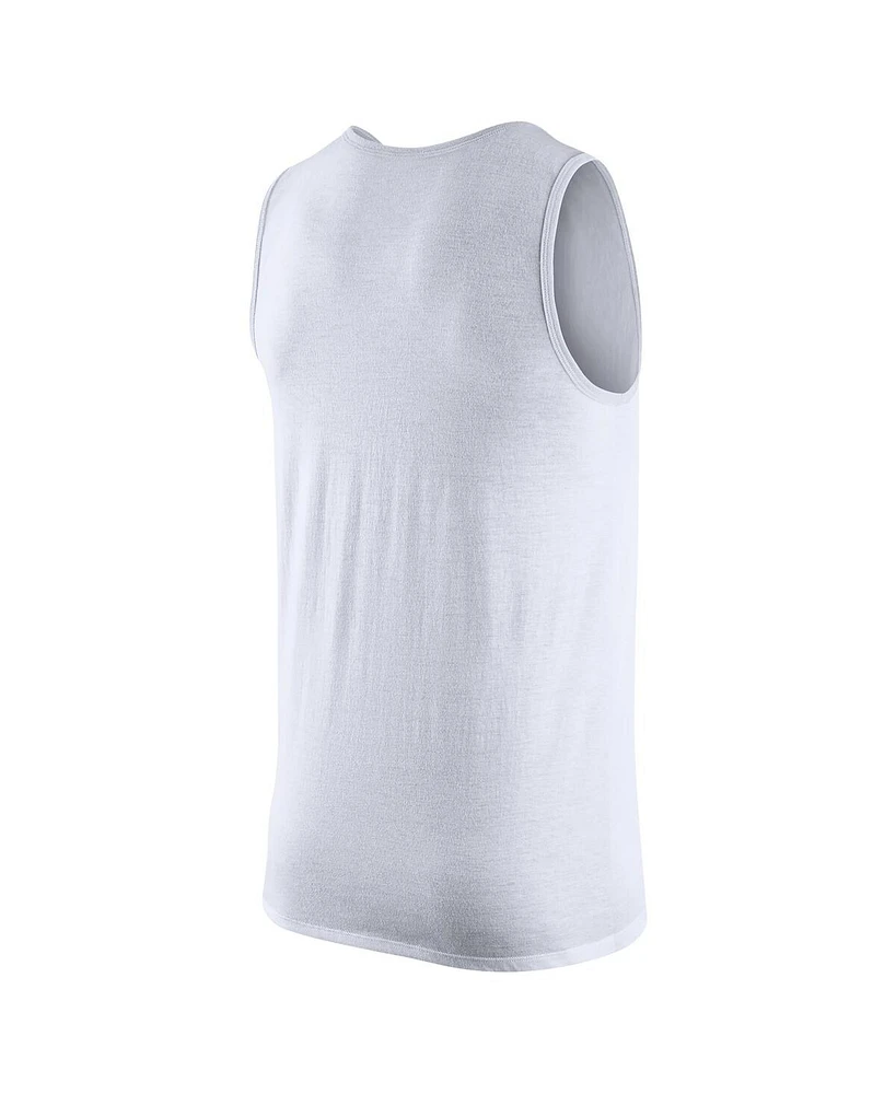Nike Men's White Georgia Bulldogs Tank Top