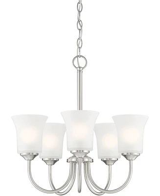 Designers Fountain Bronson 20.25" Metal 5 Light Chandelier