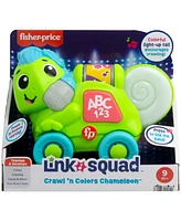 Fisher-Price Link Squad Crawl ‘n Colors Chameleon Baby Learning Toy with Music Lights