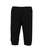 Hudson Baby Boys Cotton Pants 4pk, Modern Elephant, 6-9 Months
