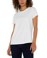 Liverpool Los Angeles Women's Jacquard Crewneck T-Shirt