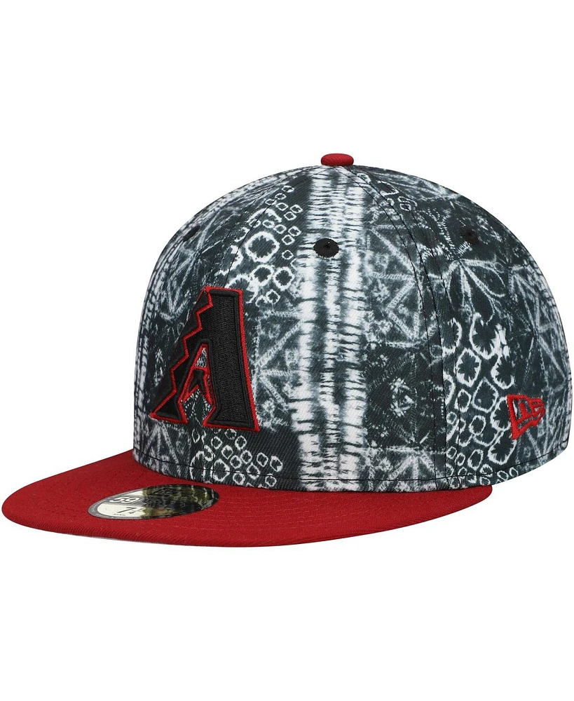 New Era Men's Black Arizona Diamondbacks Sands 59FIFTY Fitted Hat