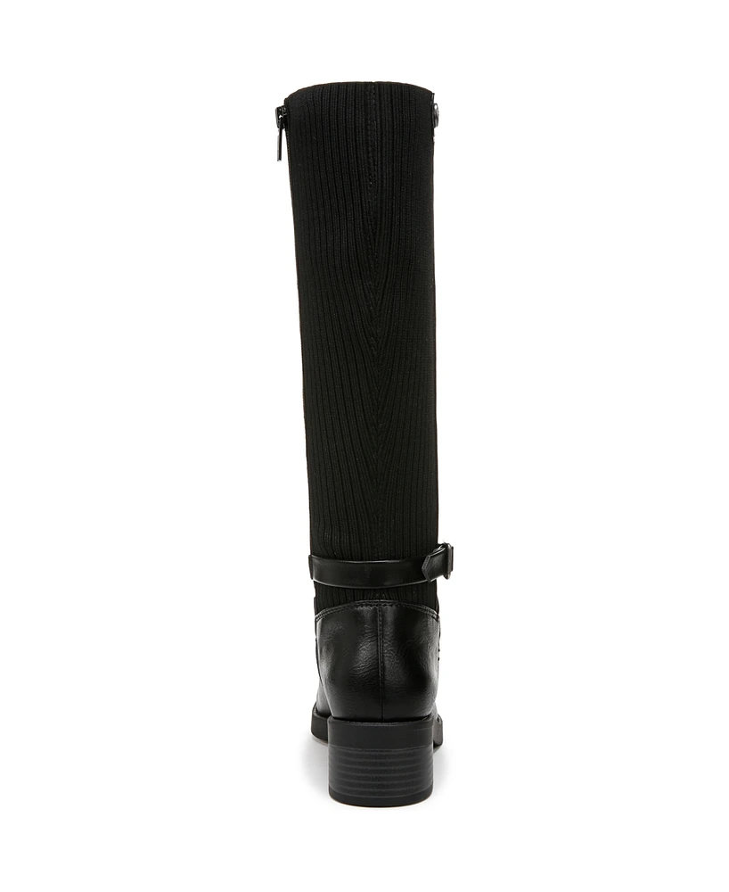 LifeStride Women's Brittany Wide Calf Knee High Riding Boots