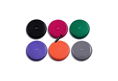 Bintiva 33cm Balance Disc Set - Black, Gray, Purple, Green, Red, Orange