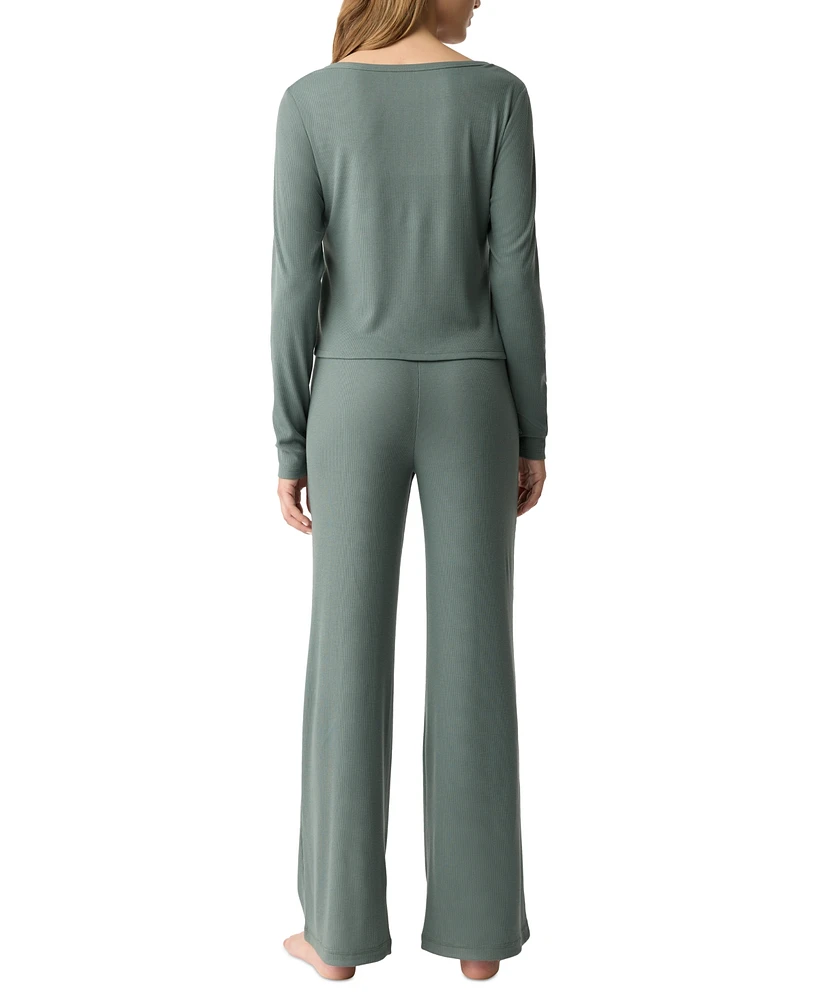 Gap GapBody Women's Long-Sleeve Rib Pajama Top