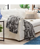 Chanasya Premium Wolf Faux Fur Throw Blanket - Soft