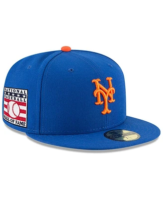 New Era Men's Royal New York Mets National Baseball Hall of Fame 59FIFTY Fitted Hat