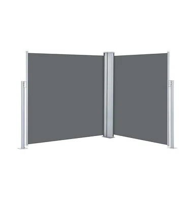 Retractable Side Awning Anthracite 55.1"x236.2"