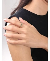 Devata Ribbed Band Ring in 14K Gold, Size 7, approx. 2.7 grams