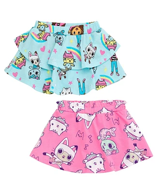 Gabby's Dollhouse Toddler Girls Dreamworks 2 Pack Skorts
