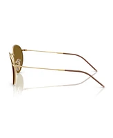 Ray-Ban Unisex Polarized Round Reverse Sunglasses, RBR0103S