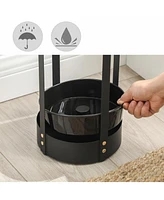 Steel Umbrella Stand for Indoor and Outdoor Use with Stable, Rust-Resistant Design
