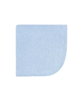 Hudson Baby Boys 12Pk Flannel Washcloths (Cotton Poly