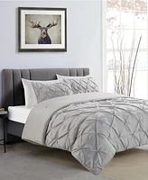 Closeout! Videri Home Pintucked 3-pc. Comforter Set
