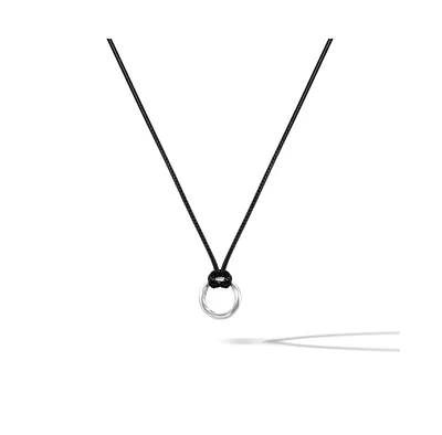 Vincero Men's Kairos Opportunity Pendant in Sterling Silver on Wax Cord