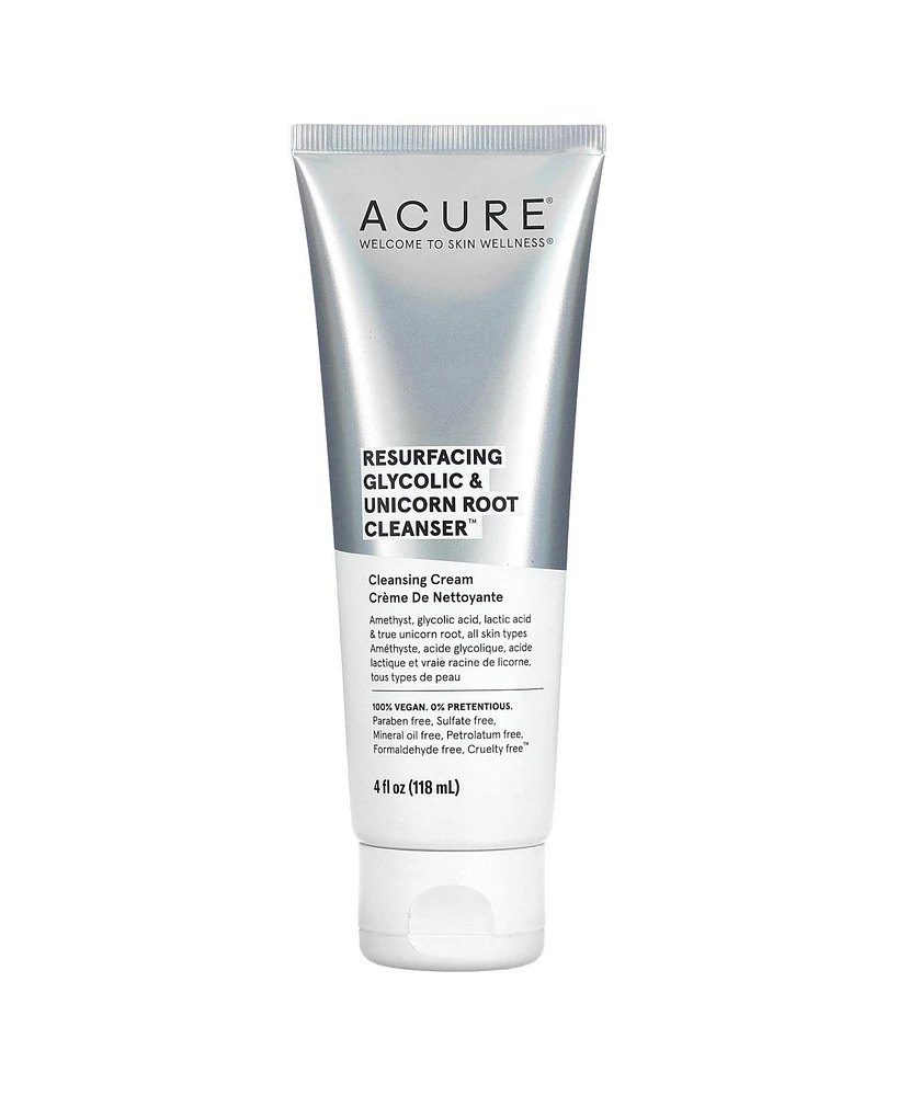Acure Resurfacing 1% Glycolic & Unicorn Root Cleanser