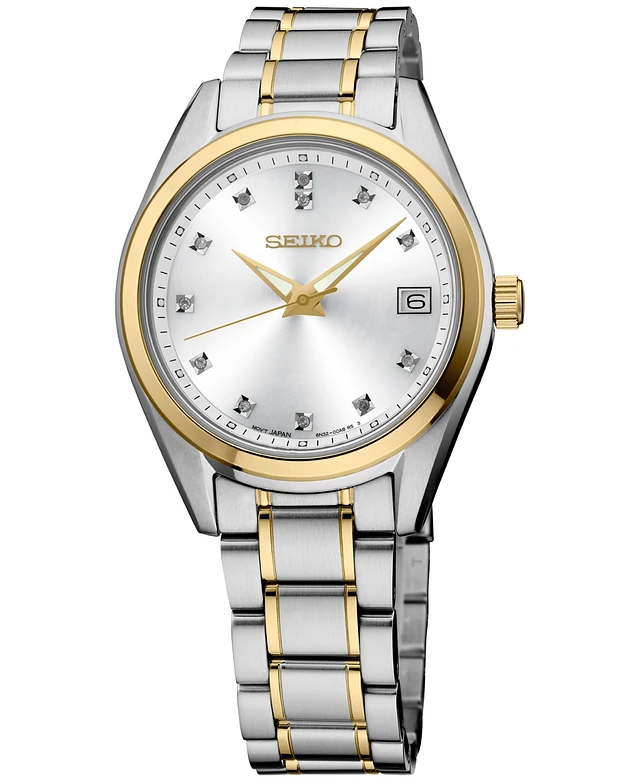 HOT Two Tone Macys Womens Watches Seiko Seiko Women's