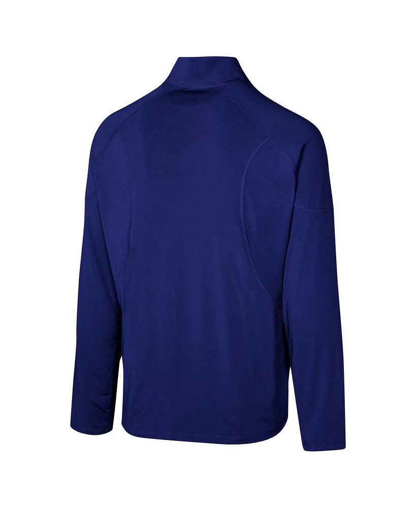 Outerstuff Men's Purple Baltimore Ravens Grind Iron Quarter-Zip Top