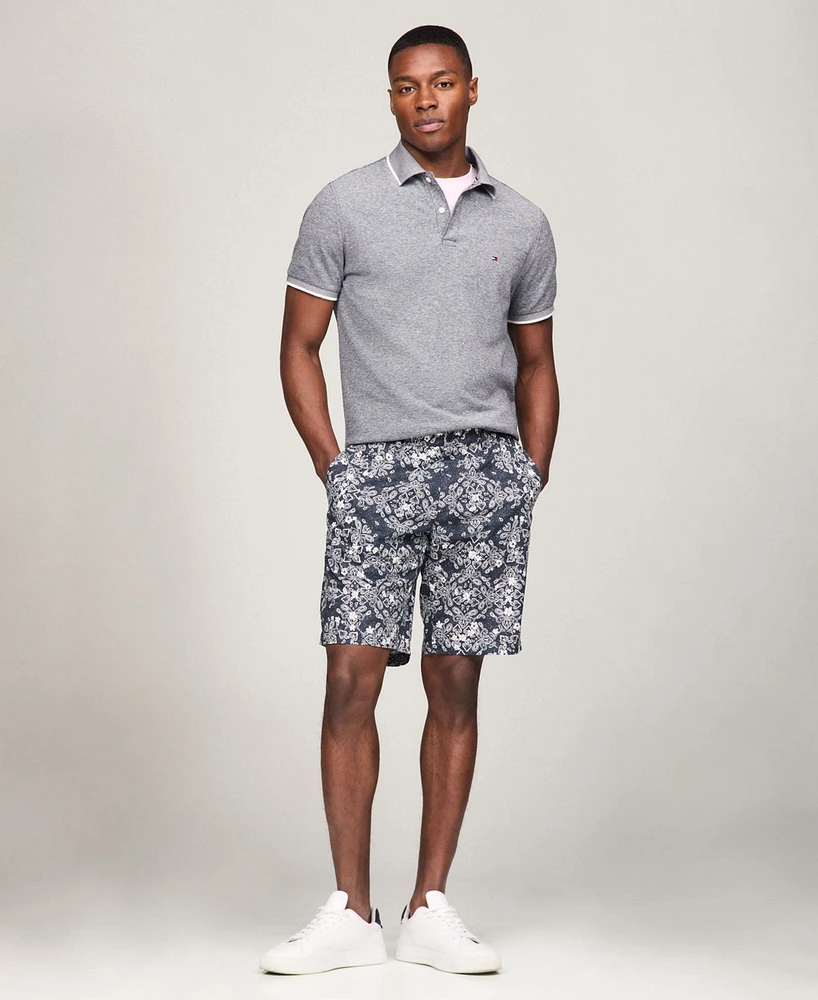Tommy Hilfiger Men's Harlem 9" Poplin Paisley Shorts