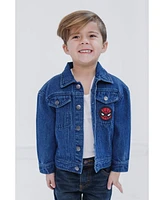 Avengers Boys Marvel Spider-Man Denim Jacket to