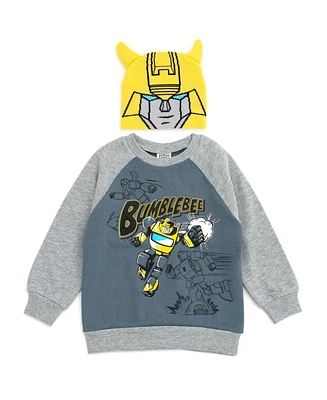 Transformers Boys Fleece Sweatshirt and Cosplay Costume Hat