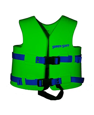 Trc Recreation Super Soft Child Life Jacket Swim Vest, X Small, Fierce Green