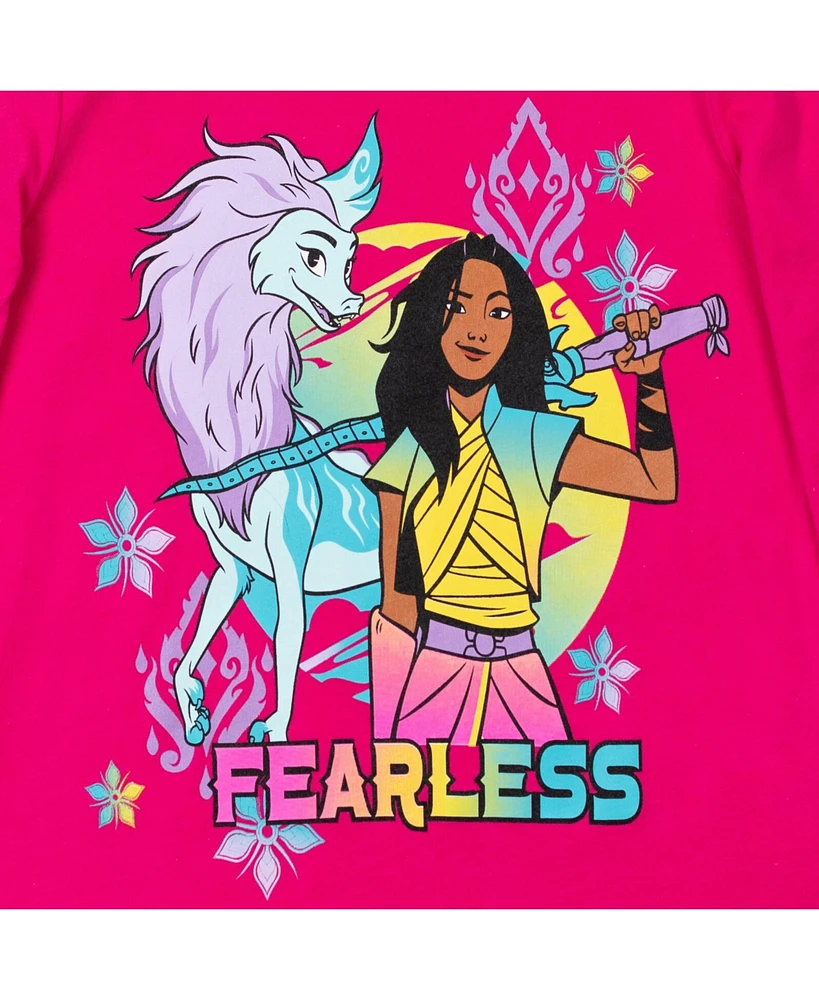 Raya and the Last Dragon Girls 2 Pack Long Sleeve T-Shirts