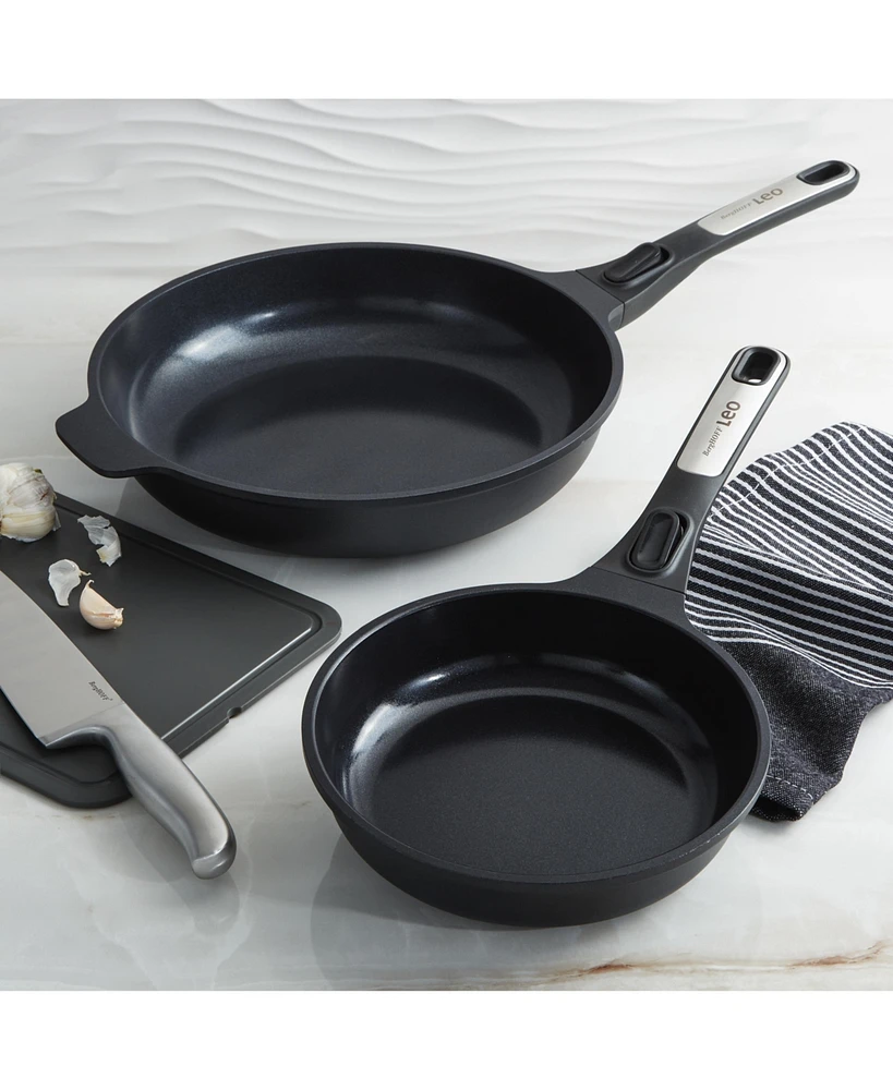 BergHOFF Leo Phantom 2pc Nonstick Ceramic Fry Pan Set, Recycled