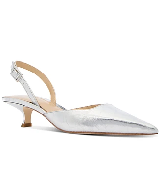 Michael Michael Kors Women's Luna Slingback Kitten-Heel Pumps