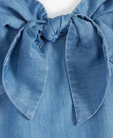On 34th Women's Chambray Knot-Front Tank, Created for Macy's