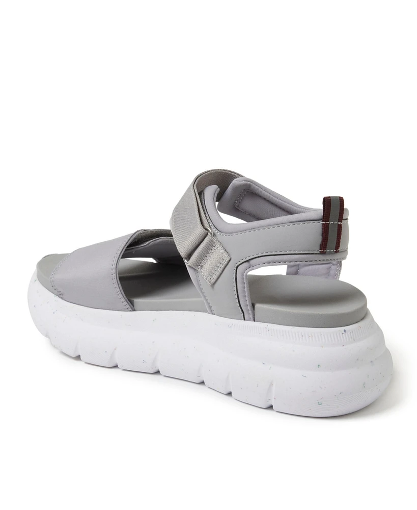 Dearfoams Women's Daylen Adjustable Strap Platform Sandal