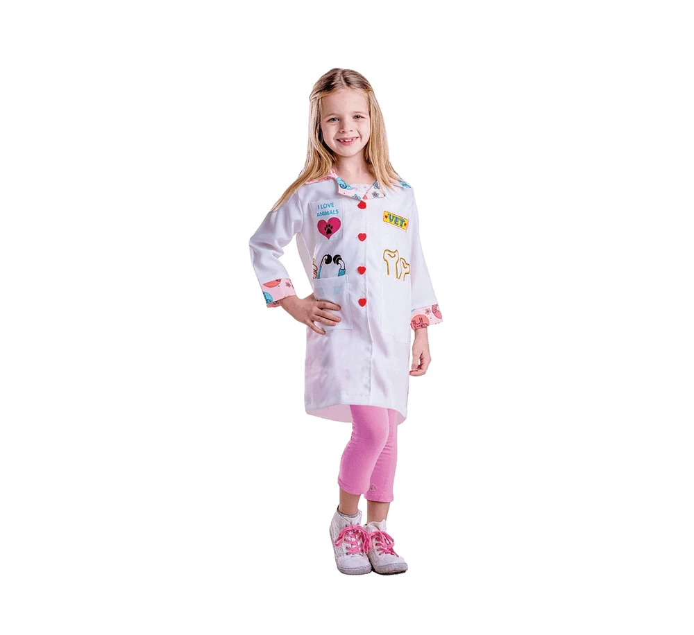 Dress Up America Veterinarian Coat Costume - Toddlers Girls & Boys
