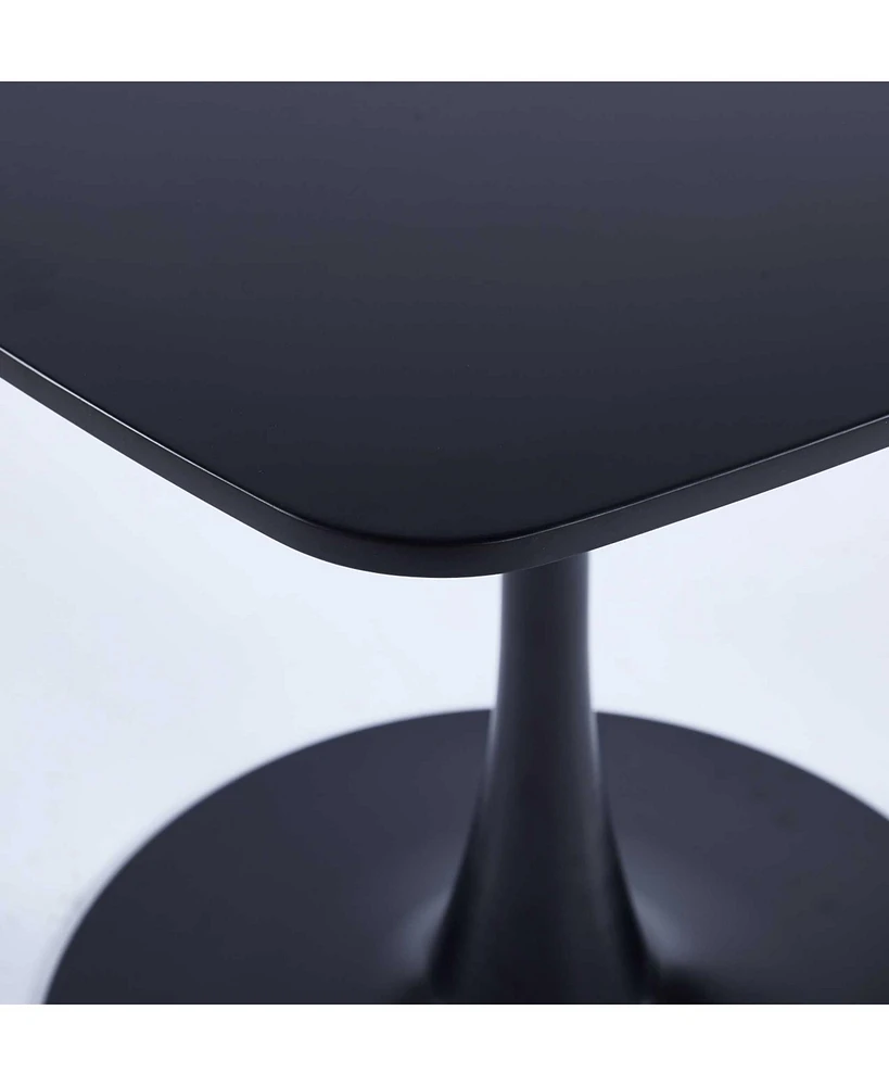 Special Mdf Dining Table – Black Kitchen Table, Ideal as an Executive Desk