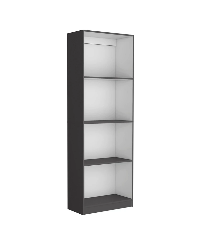 Vinton Bookcase with Spacious Tier-Shelving Design