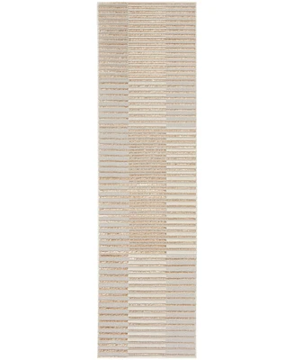 Nourison Home Brushstrokes BSK04 2'2"x7'6" Runner Area Rug