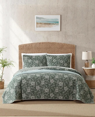 Tommy Bahama Home Hibiscus Jungle Reversible 2-Pc. Quilt Set, Twin