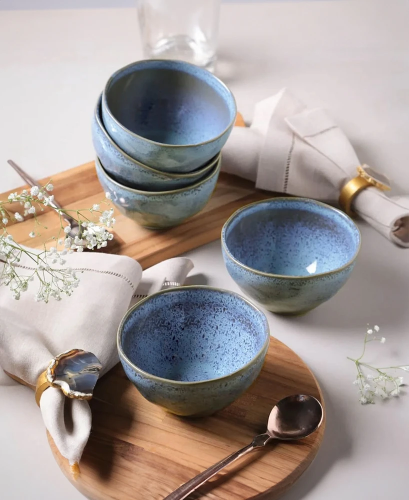 Porto Brasil Stoneware Soup Bowls, Set of 6