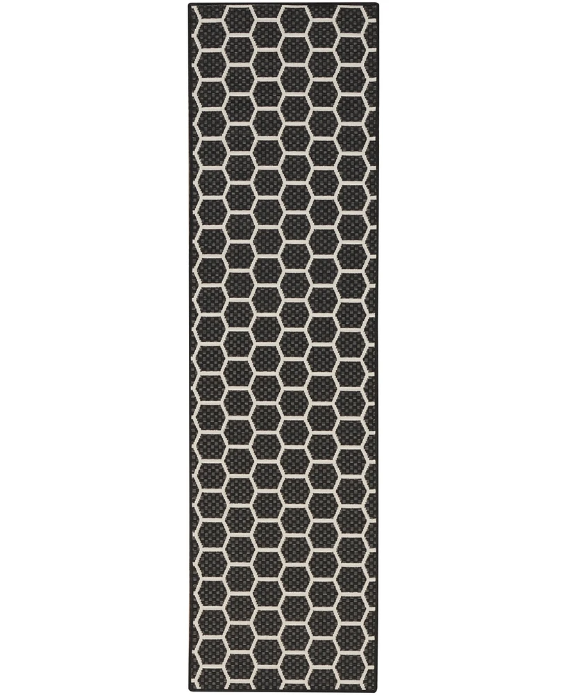 Nourison Home Twist Reversible TWS01 2'2"x8' Runner Area Rug