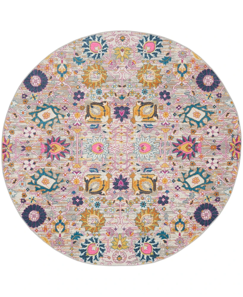 Nourison Home Passion PSN01 5'x5' Round Area Rug