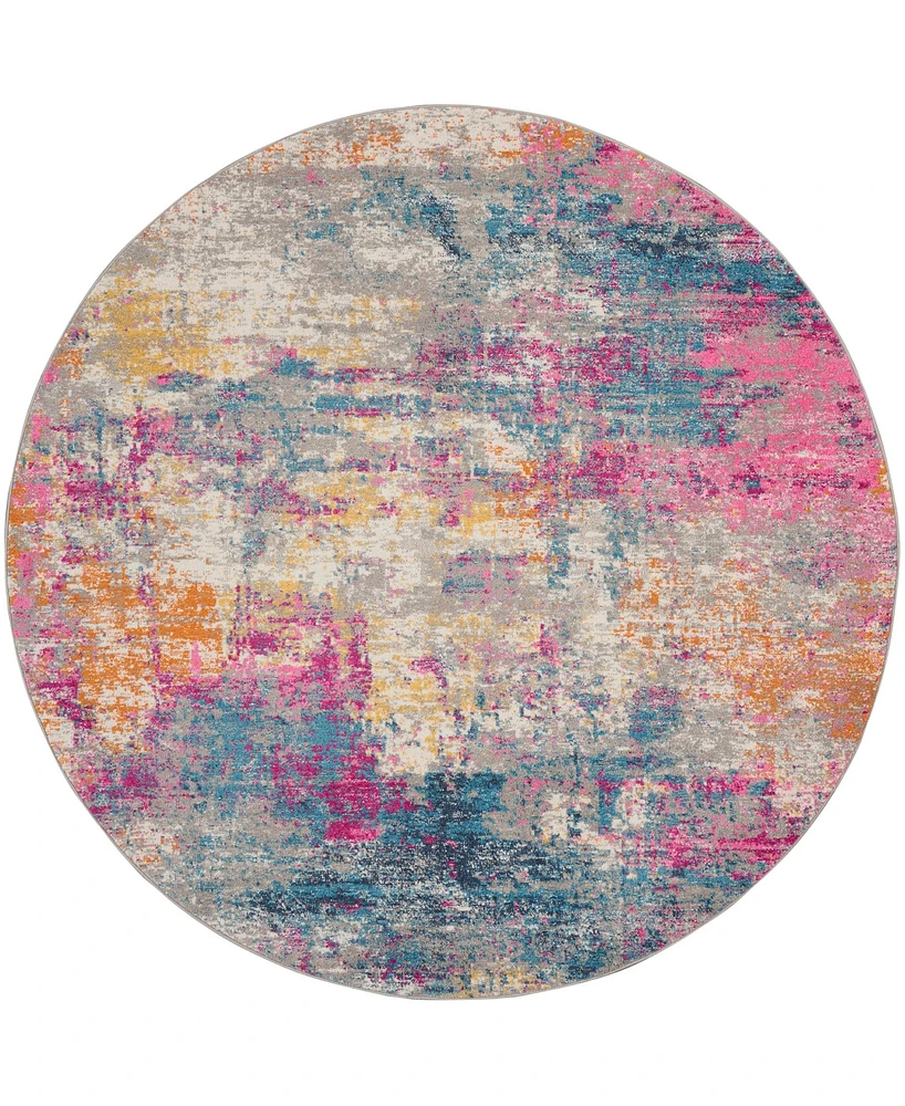 Nourison Home Passion PSN36 5'x5' Round Area Rug