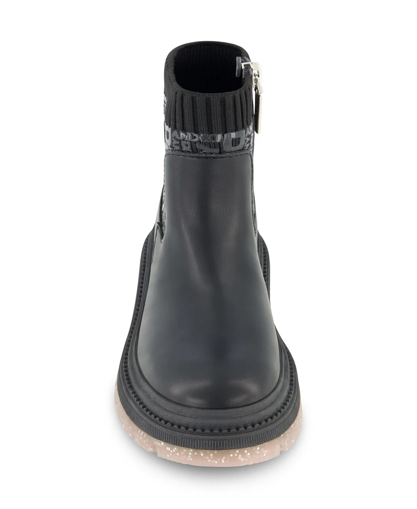 Dkny Little and Big Girls Crissa Stretch Lug Boot