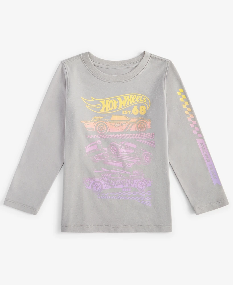 Epic Threads Toddler Boys 2T-4T Hot Wheels Graphic Long-Sleeve T-Shirt, Exclusively at Macy's