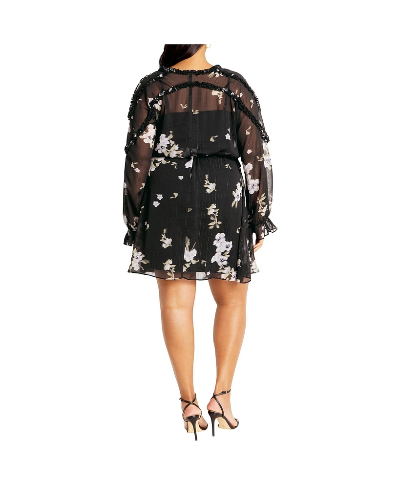 Plus Amira Print Dress