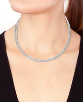 Effy Diamond Round & Baguette 17" Collar Necklace (4 ct. t.w.) in 14k Gold (also available in White Gold)
