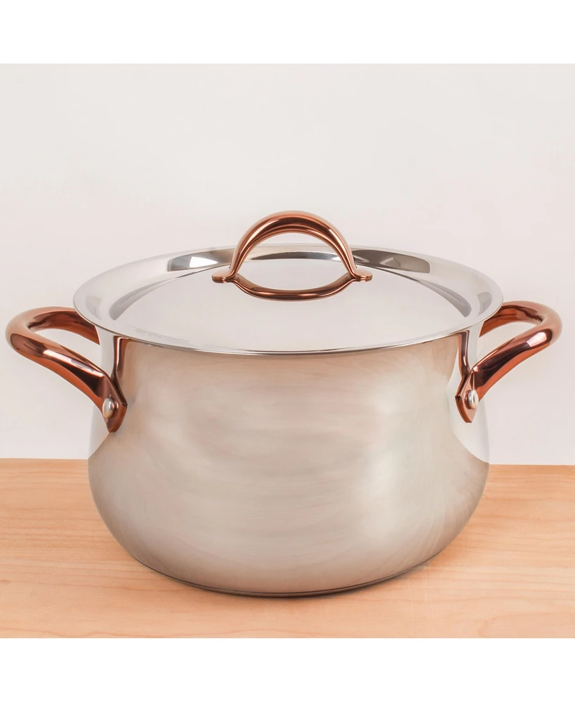 BergHOFF Ouro Gold 18/10 Stainless Steel 9.5" Stockpot with Ss Lid