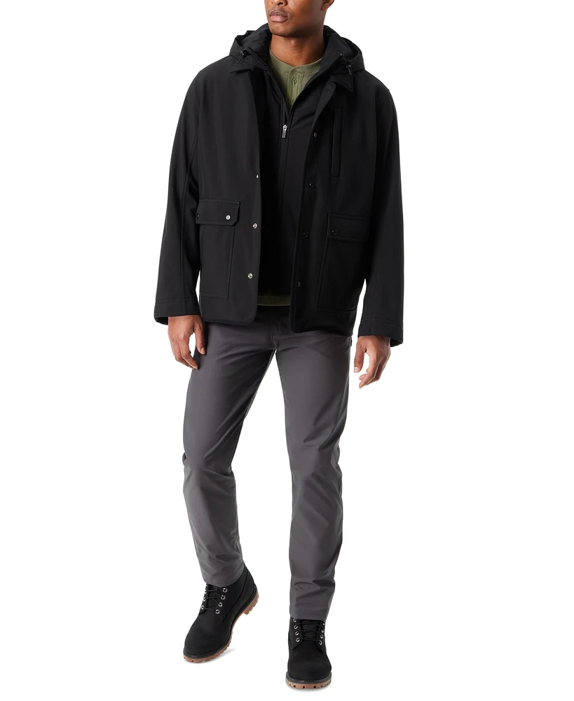 Bass Outdoor Men's Storm System Barn Jacket with Removable Hood