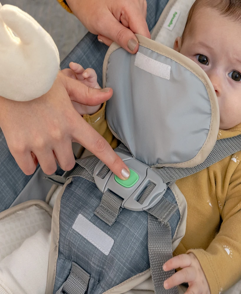 Ingenuity Baby Happy Belly Rock-to-Happy Rock-to-Bounce Massage Seat