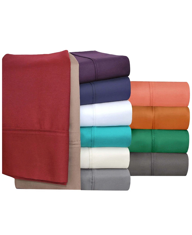 Superior 800 Thread Count Cotton Solid Deep Pocket Bed Sheet Set